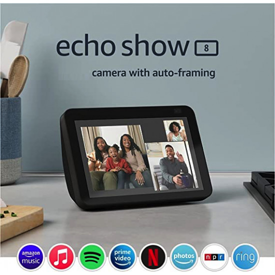 Amazon Alexa Echo Show 8 voice assistant anthracite Amazon Alexa Echo Show 8 voice assistant anthracite